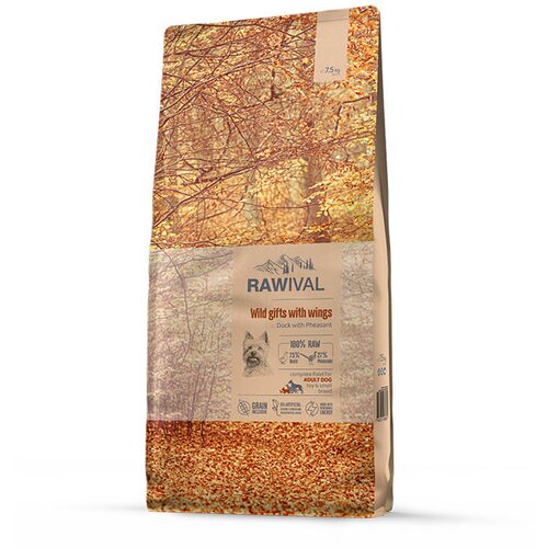 Craftia RAWIVAL Wild Gifts with Wings Adult Dog Toy & Small Breed - pačetina i fazan za odrasle pse malih rasa (750g, 2,5kg, 7,5kg) 7,5kg Cene