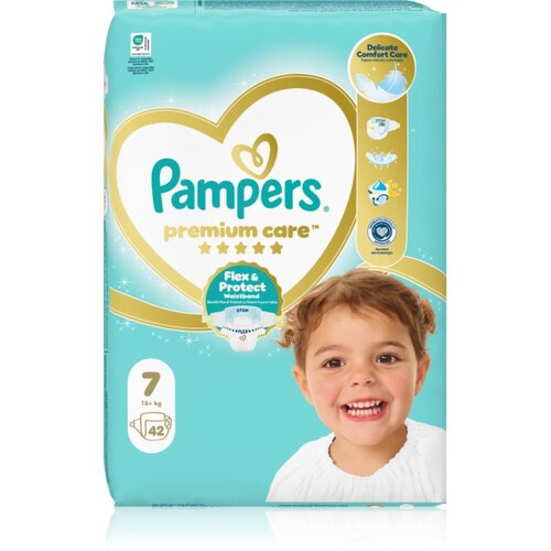 Pampers Premium Care pelene veličina 7, 42kom, 15+kg Cene