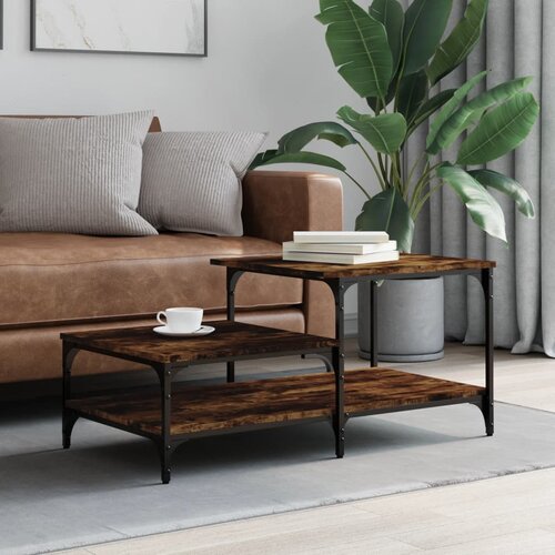 Stolić za kavu boja hrasta 100 x 50,5 x 45 cm konstruirano drvo Cene