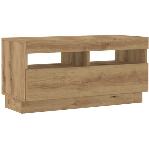  ormarić LED boja hrasta artisan 80x35x40cm konstruirano drvo Slike