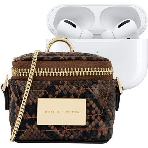Oem IDEAL OF SWEDEN, Mini torbica za AirPods Any Generation Model Poppy z verigo in karabinom, Rjava, (5000227491) Cene