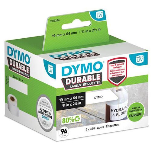 Dymo Nalepke (durable), 19 x 64 mm, 2 kosa, original Slike