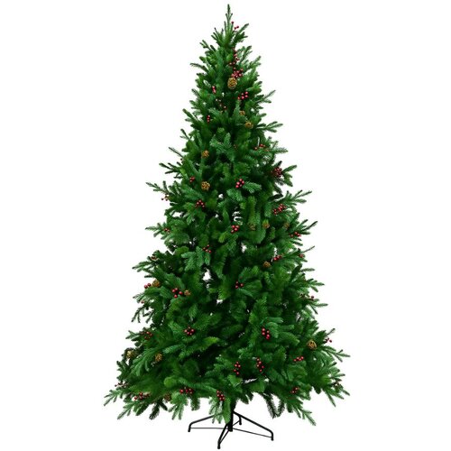 Ena Novogodi&scaron;nja jelka sa bobicama i &scaron;i&scaron;arkama 210cm 25EN1468 Cene