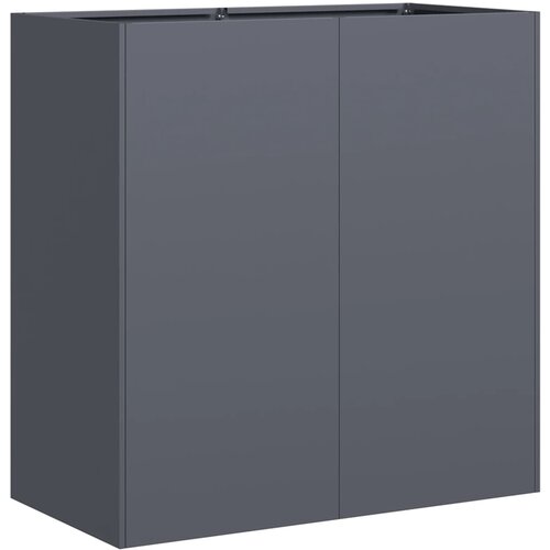 Maison Chic Cvetlični Lonec - Cvetlično korito Antracit 80x40x80 cm Hladno valjano jeklo, (21789181) Cene