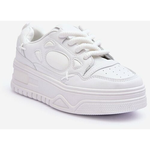 Kesi Women's platform sneakers white Finos Slike