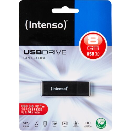  (Intenso) USB Flash drive 8GB Hi-Speed USB 3.0, SPEED Line – USB3.0-8GB/Speed Cene