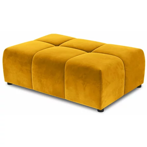 Cosmopolitan Design Žuti baršunasti sofa modul Rome Velvet -
