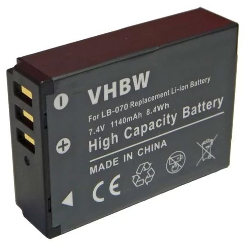VHBW Baterija LB-070 za Kodak Pixpro S1 / Pixpro AZ651, 1150 mAh