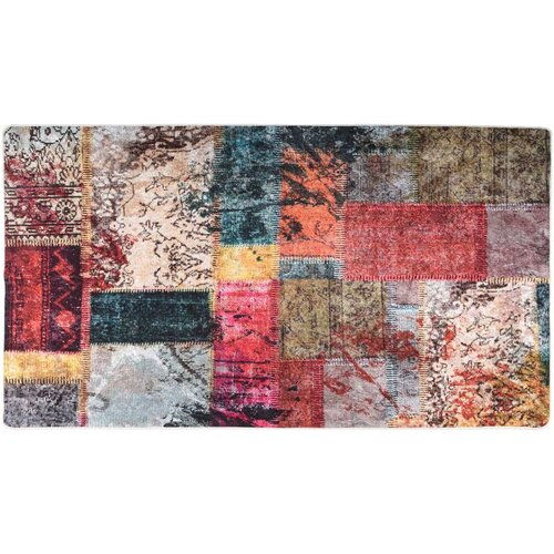 vidaXL Pralna preproga Patchwork 190x300 cm večbarvna protizdrsna Cene