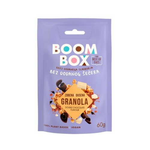 Boom box ovsena granola double čokolada 60G Slike