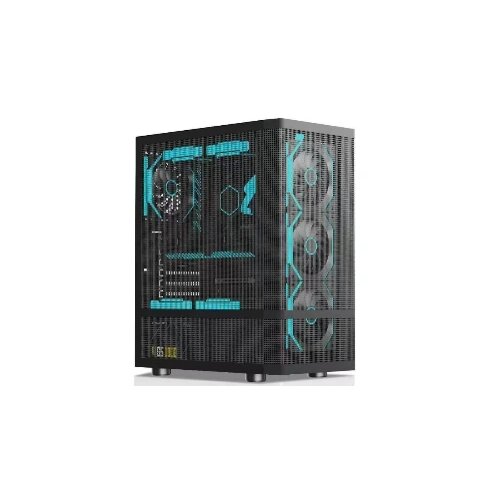 StarSolution Kuciste Stars Solution B01 Crno, Metal Mesh, 4x 12cm ARGB Slike