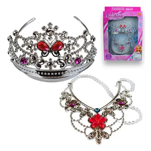Magic Toys Lepotilni set princeske s tiaro in ogrlico Cene