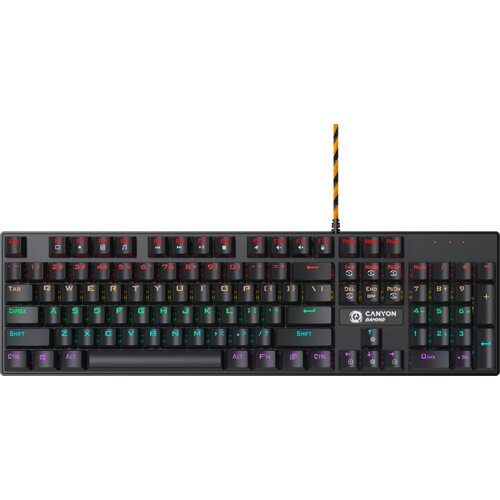 Canyon keyboard Deimos GK-4 Rainbow US Wired Black Cijene