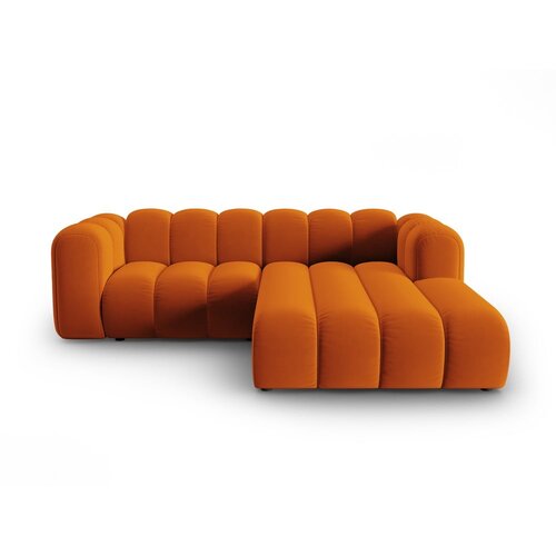 Micadoni Home Oranžna kotna sedežna garnitura (desni kot) Lupine &amp;ndash; Slike