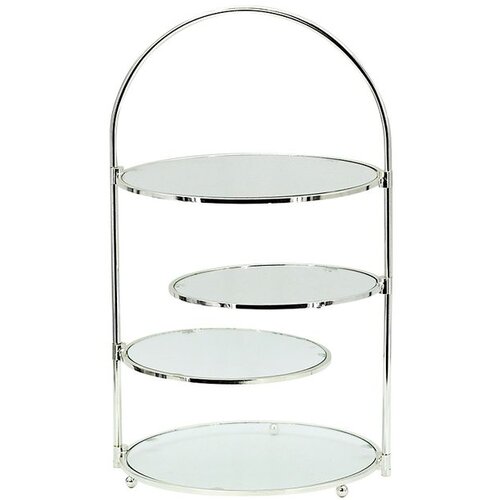 Schafer Sch&auml;fer stalak za staklo s 4 razine Biwa, srebrna, 45 cm Cijene