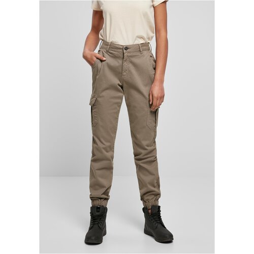 UC Ladies Women&amp;#039;s Cargo High-Waisted Softtaupe Trousers Slike