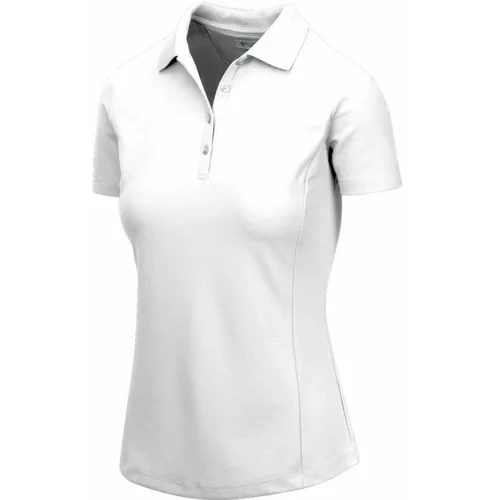Greg Norman PROTEK MICRO PIQUE POLO W Dámské golfové polo triko, bijela, veličina