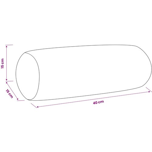  Presvlaka za jastuk 6 pcs HEERLEN Tamnozelena &amp;Oslash; 15 x 40 cm Slike