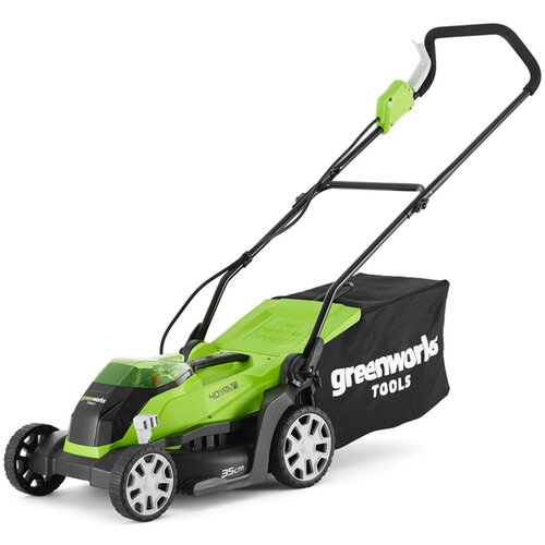 GREENWORKS akumulatorska kosilnica 40V 35 cm z 2AH baterijo in polnilnikom Slike