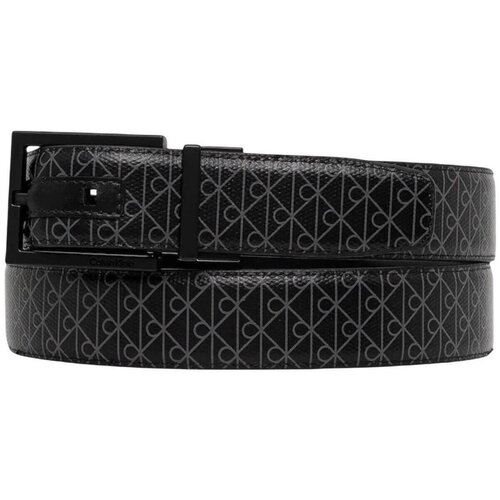 Calvin Klein Jeans Pasovi SQUARE BUCKLE 32MM REV LV04D7027G Črna Slike