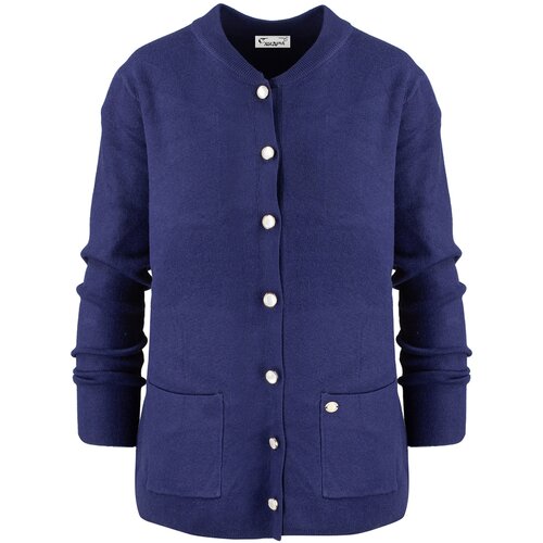 Pri Classic warm thick short cardigan sweater EMILIA decorative buttons Cijene