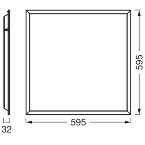 Osram LED panel za spu&amp;scaron;tene plafone PANEL ESSENTIAL LED/50W/230V 60x60 cm bela Slike