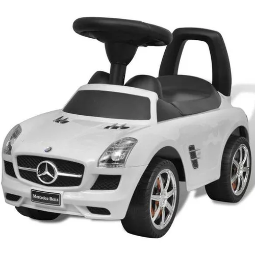  Beli Mercedes Benz Otroški Avto na Potiskanje