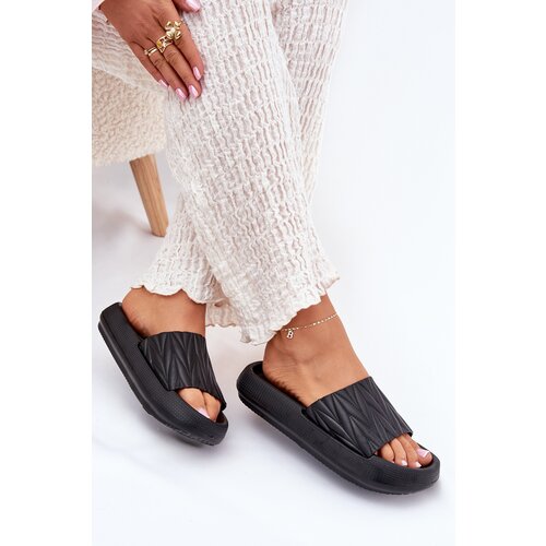 Boto Women's Foam Platform Sandals Black Vanesha Cene