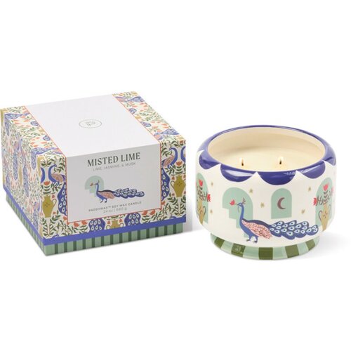 Paddywax A Dopo Peacock Blue di&scaron;eča sveča iz keramike 680 g Cene