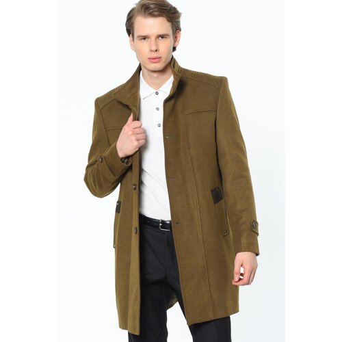 Dewberry PLT8380 MEN'S COAT-STRAIGHT CAMEL Cene