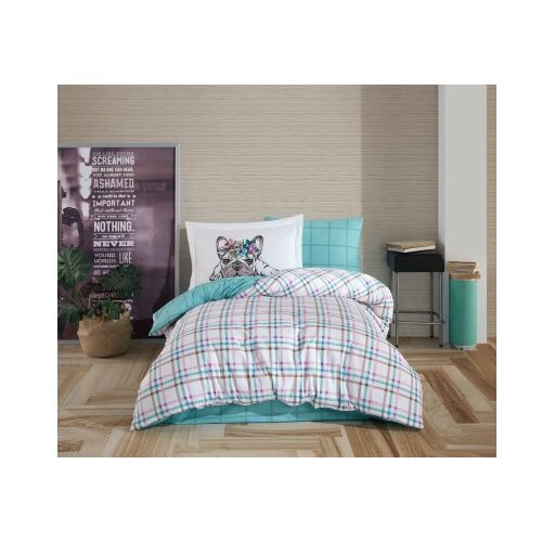 Lessentiel Maison poplin posteljina (160 x 220) monart green Cene