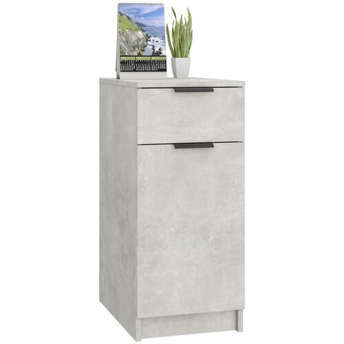  za radni stol sivi 33,5 x 50 x 75 cm konstruirano drvo Slike