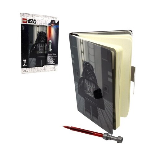 Lego Star Wars&amp;trade; dnevnik Dart Vejder sa gel olovkom u obliku svetlosne sablje ( 53492 ) Slike
