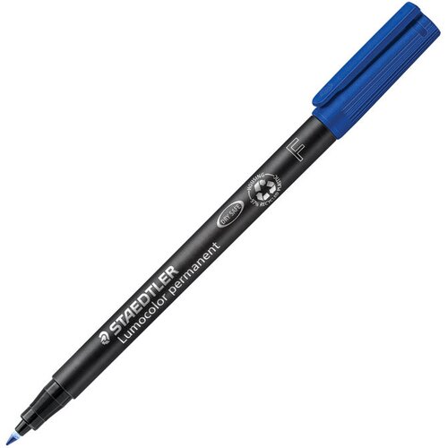 Marker PERMANENTNI 0,6MM RECIKLIRANI LUMOCOLOR STAEDTLER 318-3 PLAVI Cijene