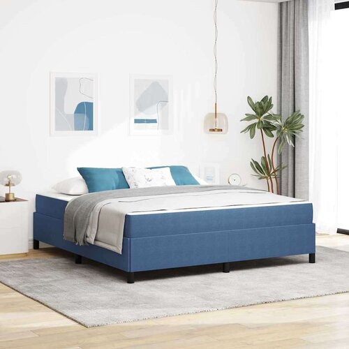 Okvir za krevet s madracem Plava 180 x 200 cm tkanina Cijene