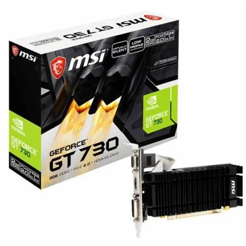 MSI GeForce GT 730, N730K-2GD3H LP V1, 2GB GDDR3