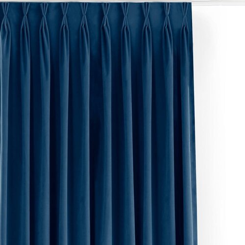 Filumi Modra žametna zavesa za delno zatemnitev 200x300 cm Velto &amp;ndash; Slike