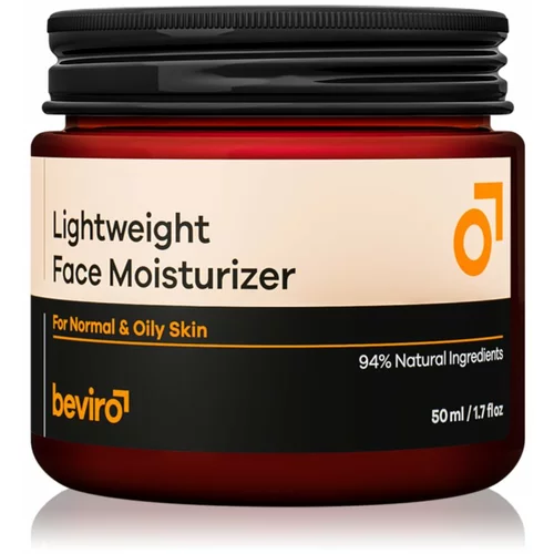 Beviro Lightweight Face Moisturizer hidratantna krema za muškarce 50 ml