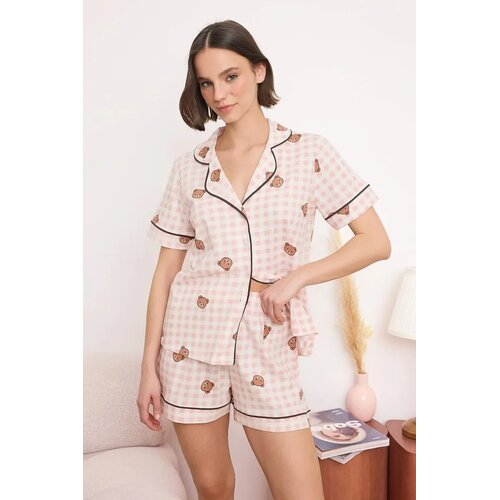 TRENDYOLMILLA ženski set pidžama Thmss26Pt00157, roze-roze Cene