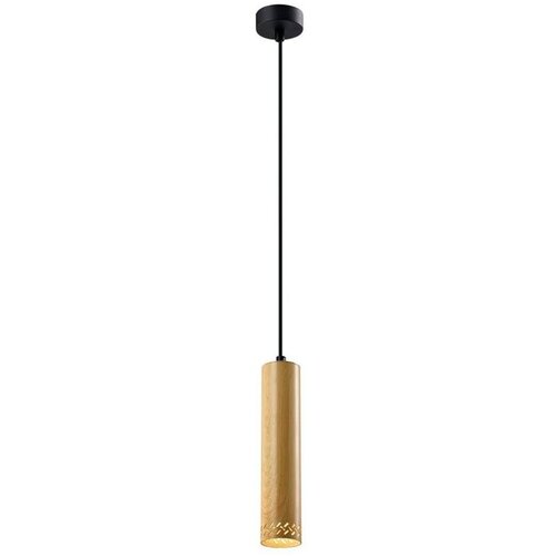 Candellux Lighting Viseča svetilka s kovinskim senčnikom v črni in zlati barvi ø 7 cm Tubo - Candellux Lighting Cene