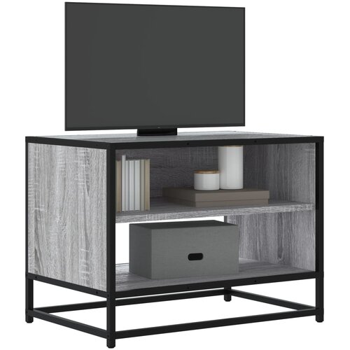 vidaXL TV ormarić Sivi Sonoma 61x40x46 cm Konstruirano drvo i metal Cijene