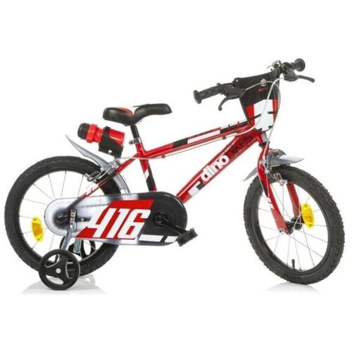 Dino Bikes dječji bicikl 16&amp;quot; crveni Slike