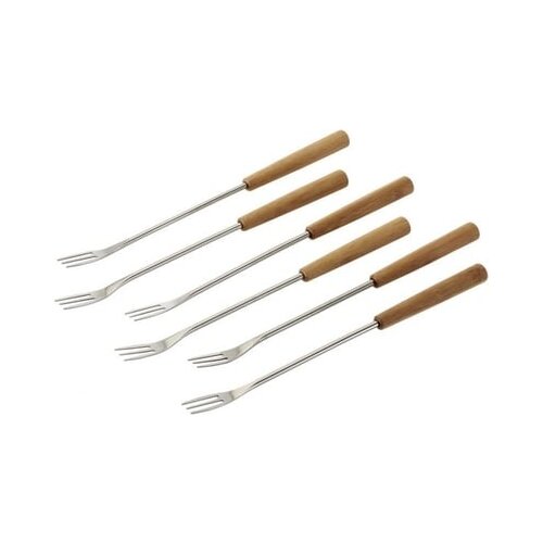 Kuhn Rikon Vilice za sirni fondu Bamboo BOX | rjava Cene