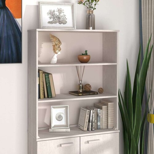  Gornji element za komodu HAMAR bijeli 85x35x100 cm od borovine Cijene
