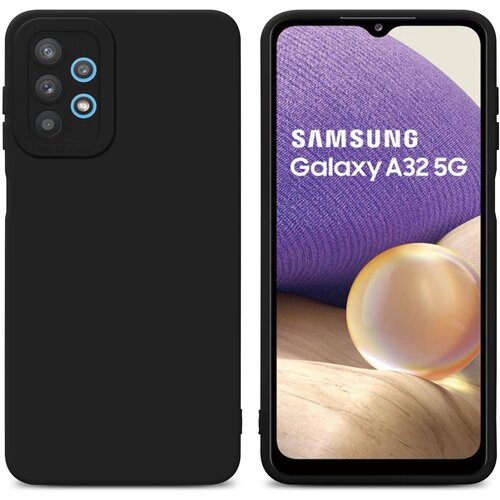  Ohišje, združljiv s Samsungom v Fluid Black - Zaščitni pokrov, narejen iz fleksibilnega silikona TPU, (20603643) Cene