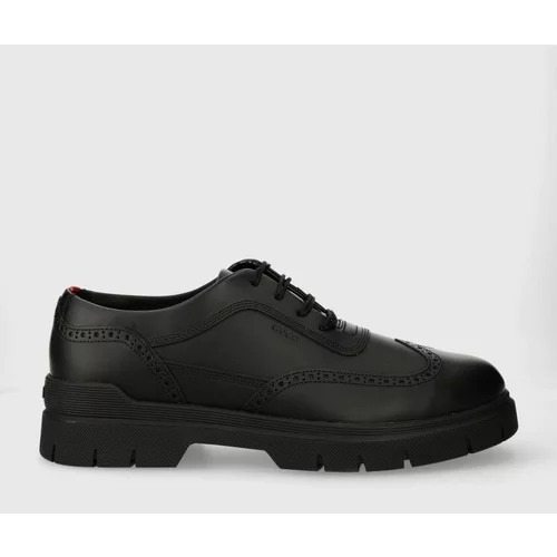 Hugo Kožne cipele Ryan za muškarce, boja: crna, 50512769