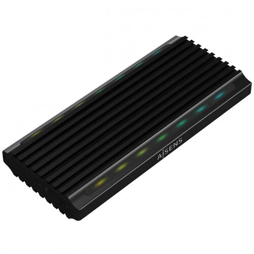 AISENS zunanji Caja M.2 RGB Gaming ASM2-GRB011GR SATA NVME A USB3.1 GEN2 NEGRA, (21406975) Cene