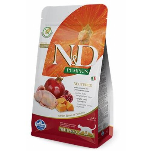 Farmina n&d pumpkin hrana za mačke cat neutered quail&pomeg. 5kg Cene