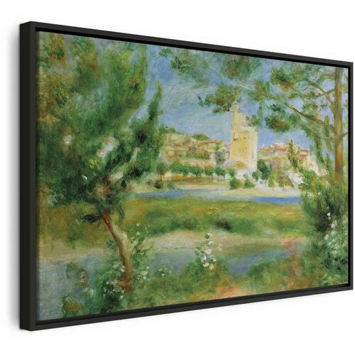  Slika - Pierre-Auguste Renoir – Villeneuveles-Avignon 120x80 U crnom drvenom okviru Cene