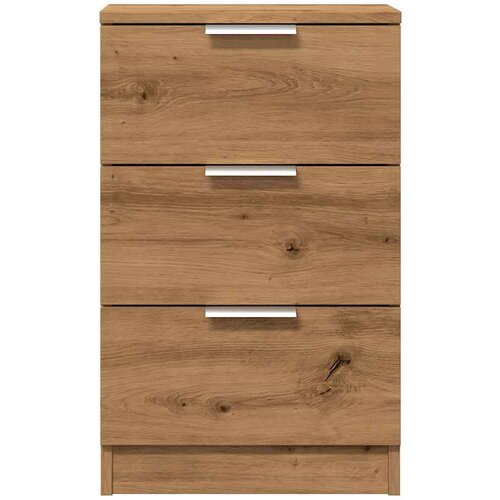 VidaXL Noćni ormarić Artisan hrast 40x36x65 cm izrađeno drvo Slike